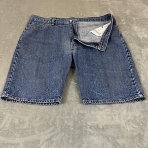 Levi's‎ 505 Denim Shorts Mens 40 Blue Medium Wash 5 Pocket Zip Fly Classic